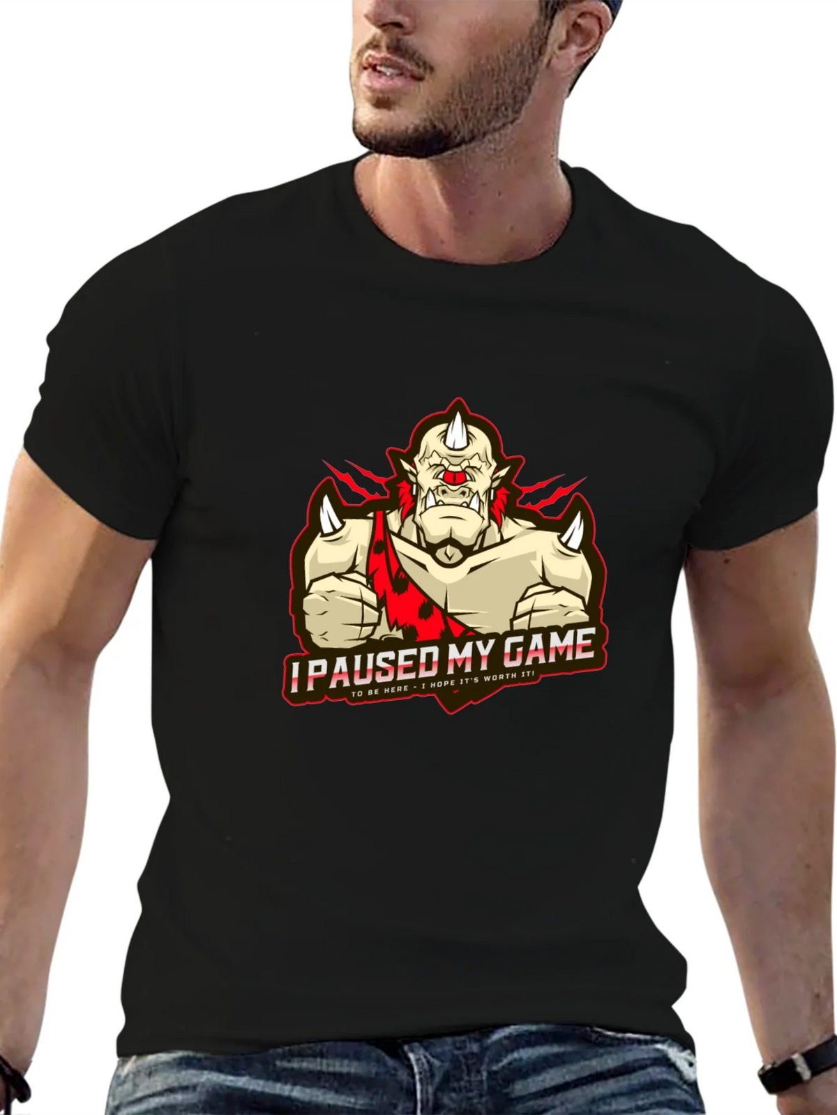 I Paused My Game T-Shirt - Gamer Apparel product image 6