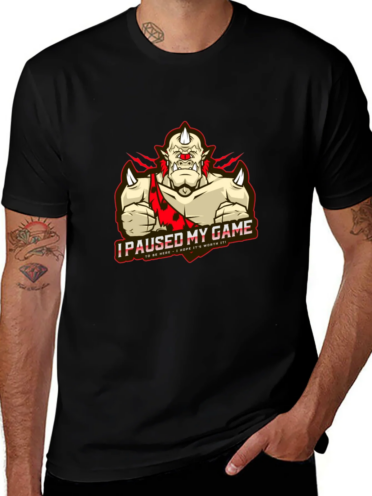 I Paused My Game T-Shirt - Gamer Apparel product image 1