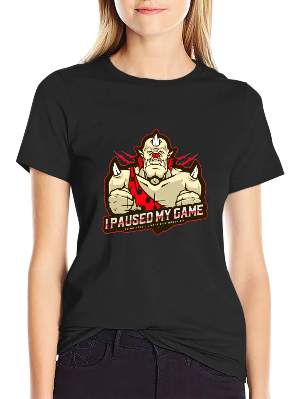 I Paused My Game T-Shirt - Gamer Apparel product image 2