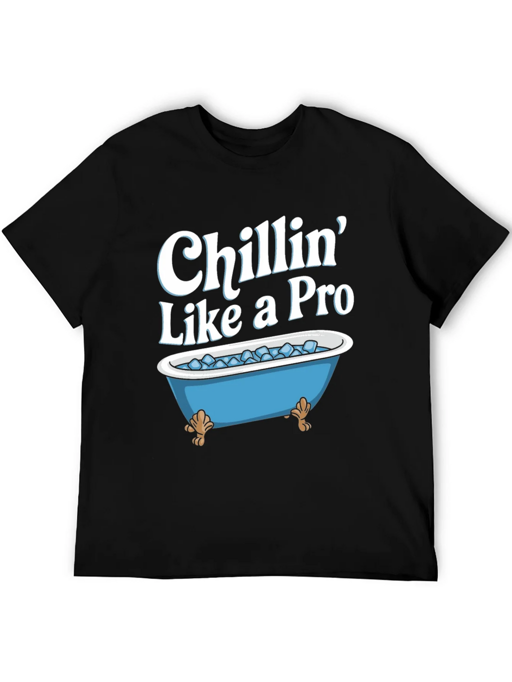 Chillin Like a Pro T-Shirt - Ice Bath Design product image 5