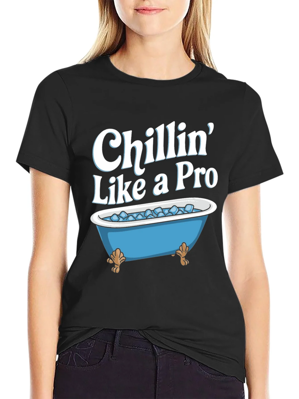 Chillin Like a Pro T-Shirt - Ice Bath Design product image 2