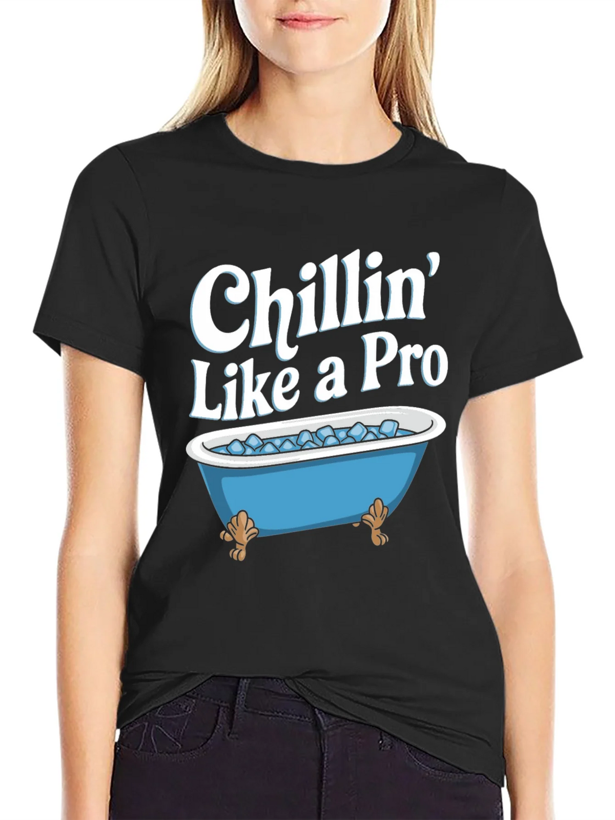 Chillin Like a Pro T-Shirt - Ice Bath Design product image 2