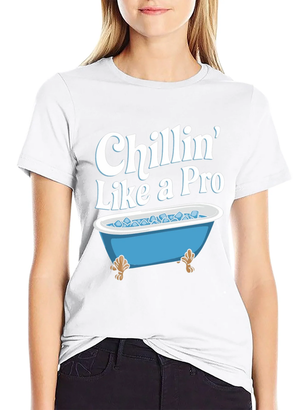 Chillin Like a Pro T-Shirt - Ice Bath Design product image 8