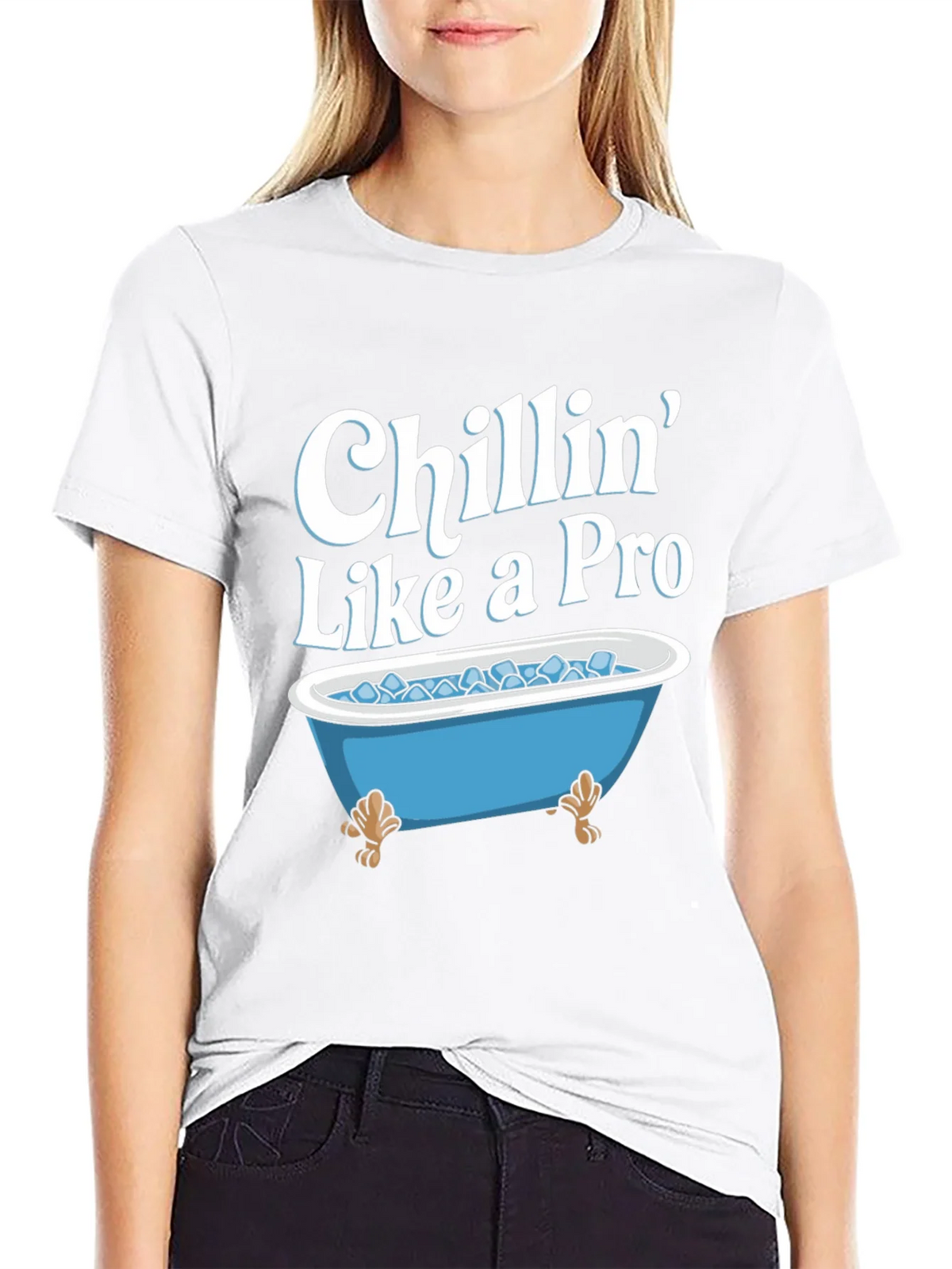 Chillin Like a Pro T-Shirt - Ice Bath Design product image 8