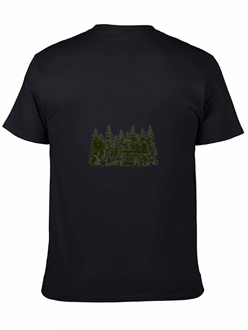 Forest Weather Graphic Black Tee product image 2