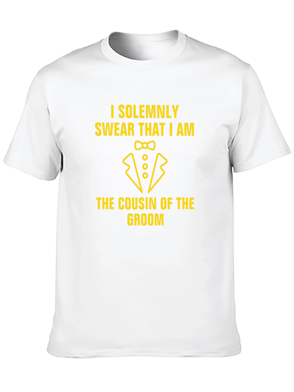 Cousin of the Groom Black Graphic T-Shirt product image 9