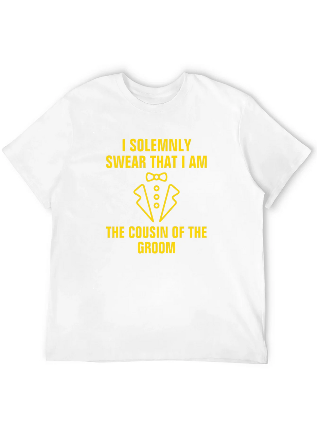 Cousin of the Groom Black Graphic T-Shirt product image 11