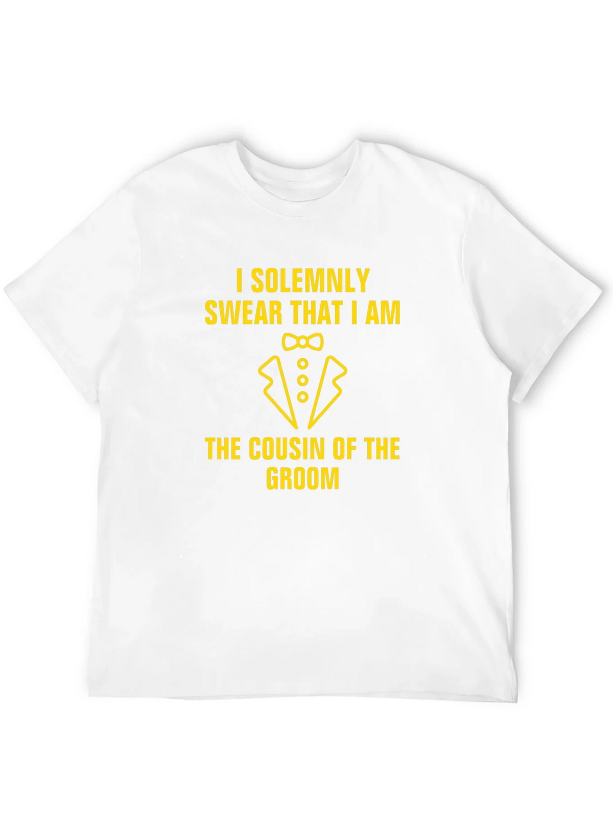 Cousin of the Groom Black Graphic T-Shirt product image 11