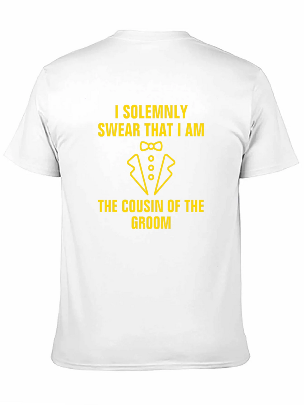 Cousin of the Groom Black Graphic T-Shirt product image 10