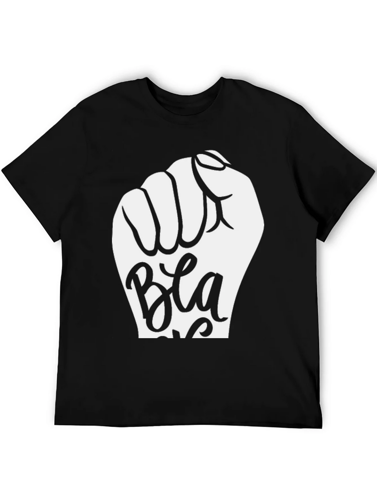 Black Power Fist T-Shirt - Bold Graphic Tee product image 2