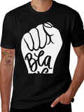 Black Power Fist T-Shirt - Bold Graphic Tee product image 1