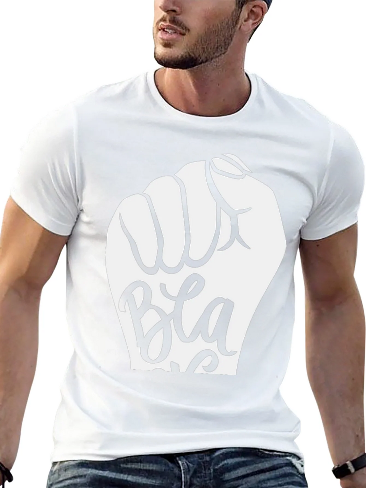 Black Power Fist T-Shirt - Bold Graphic Tee product image 7