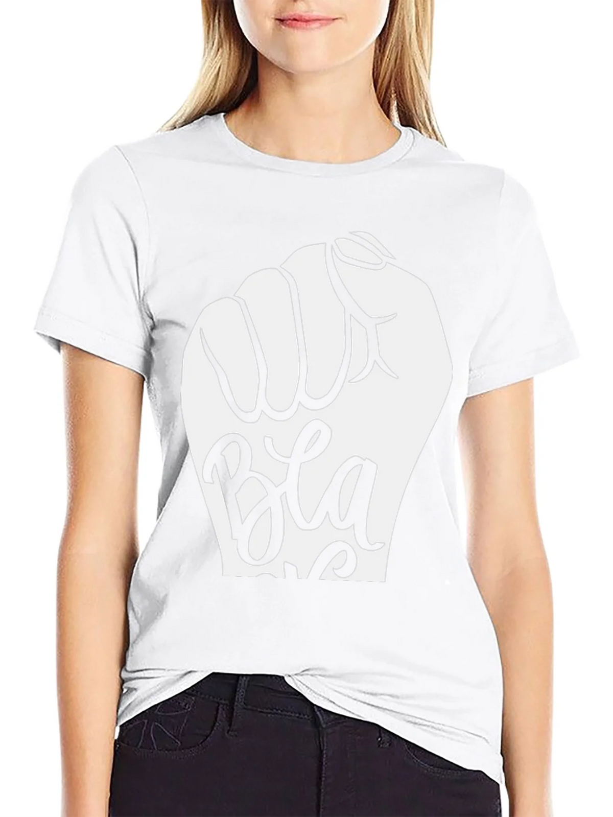 Black Power Fist T-Shirt - Bold Graphic Tee product image 4