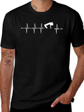Fitness Heartbeat T-Shirt - Workout Design product image 1