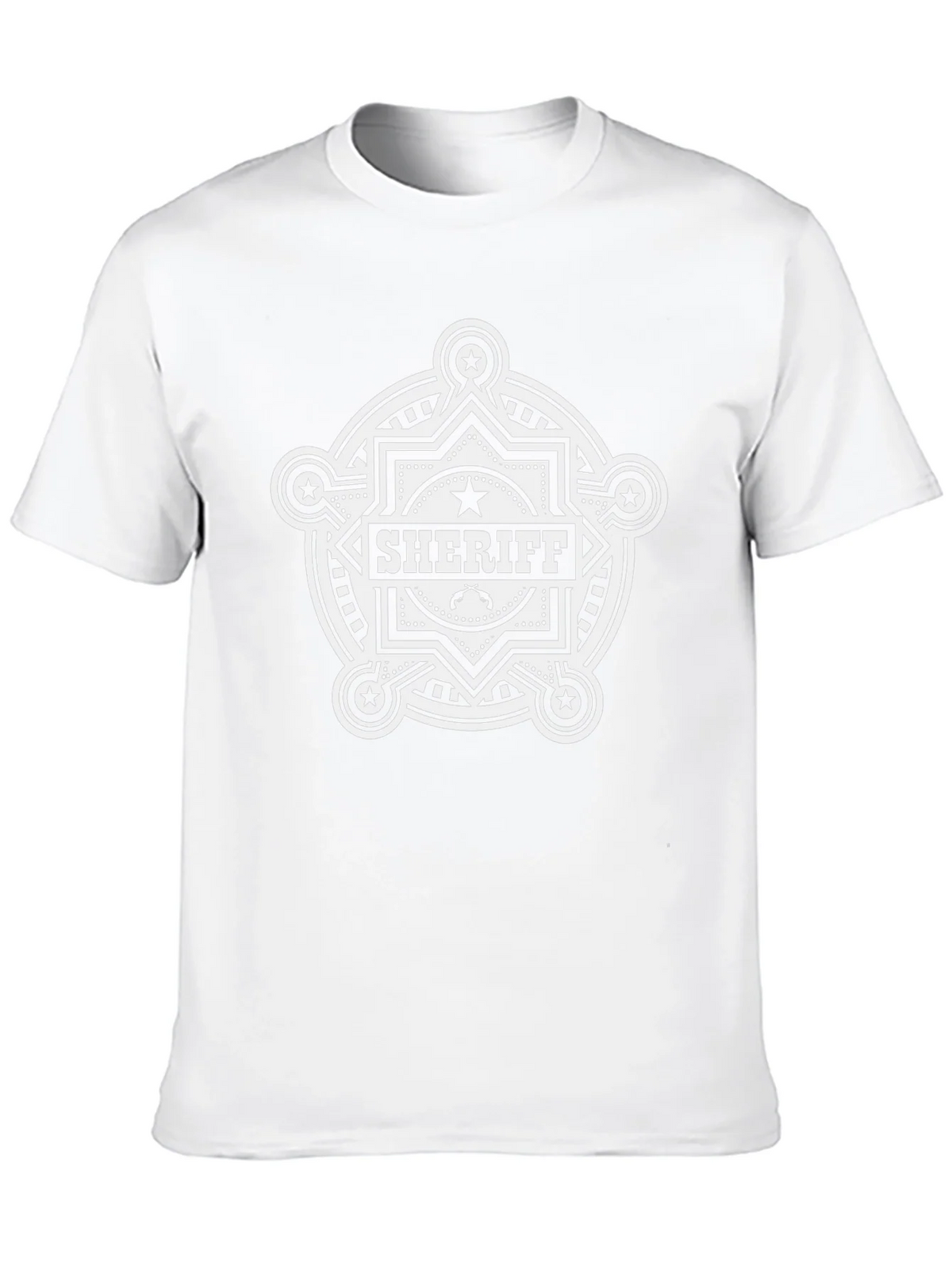 Sheriff Badge Graphic Tee - Western Style T-Shirt product image 7