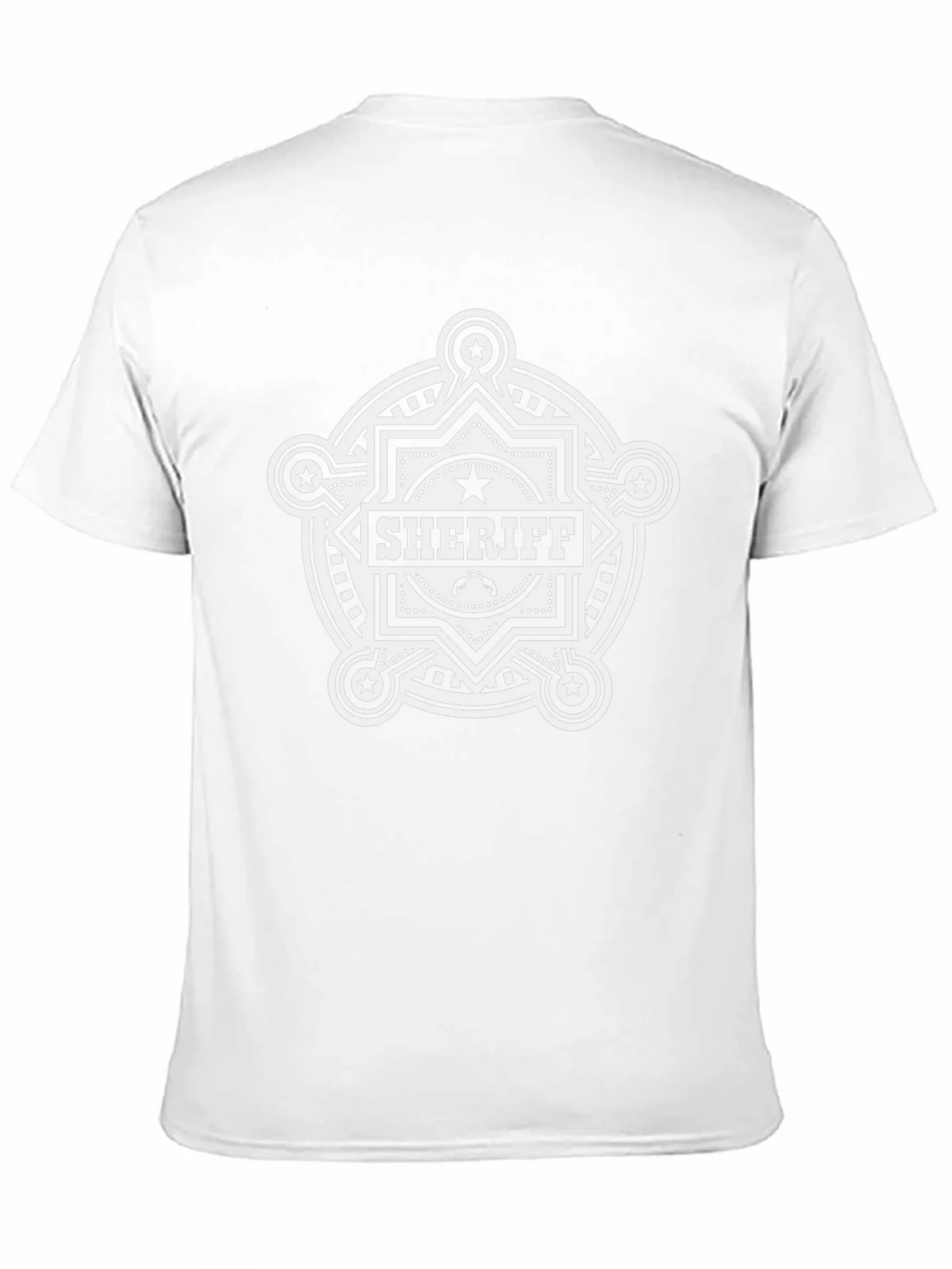 Sheriff Badge Graphic Tee - Western Style T-Shirt product image 8