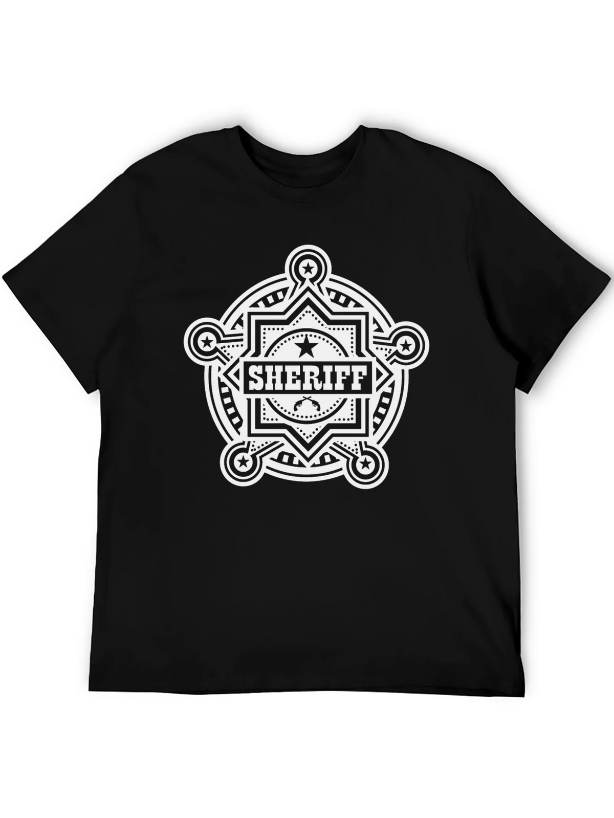 Sheriff Badge Graphic Tee - Western Style T-Shirt product image 3