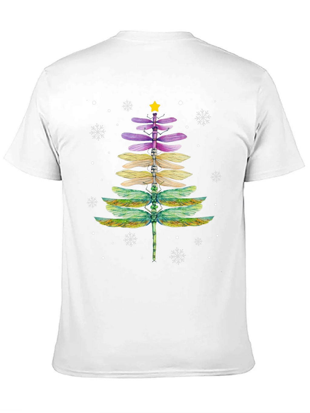 Dragonfly Christmas Tree T-Shirt product image 10