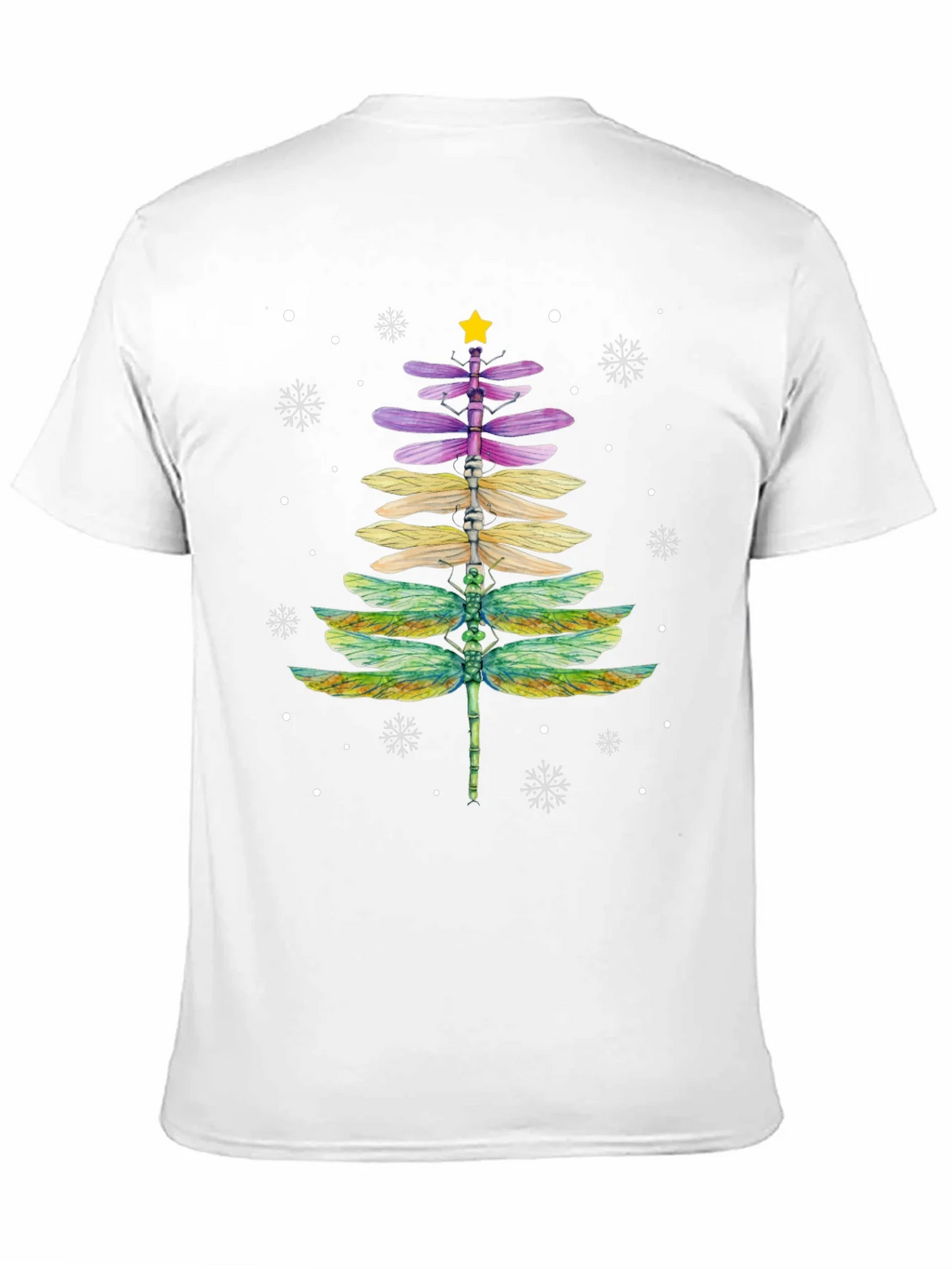 Dragonfly Christmas Tree T-Shirt product image 10