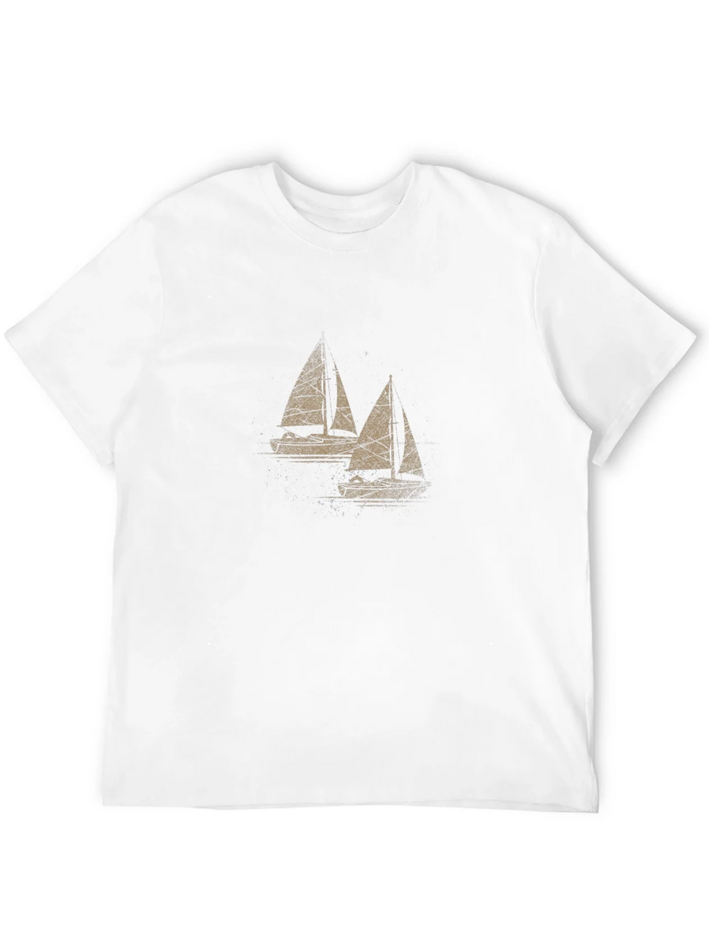 Sailboat Graphic Tee - Mens Black Cotton T-Shirt product image 11