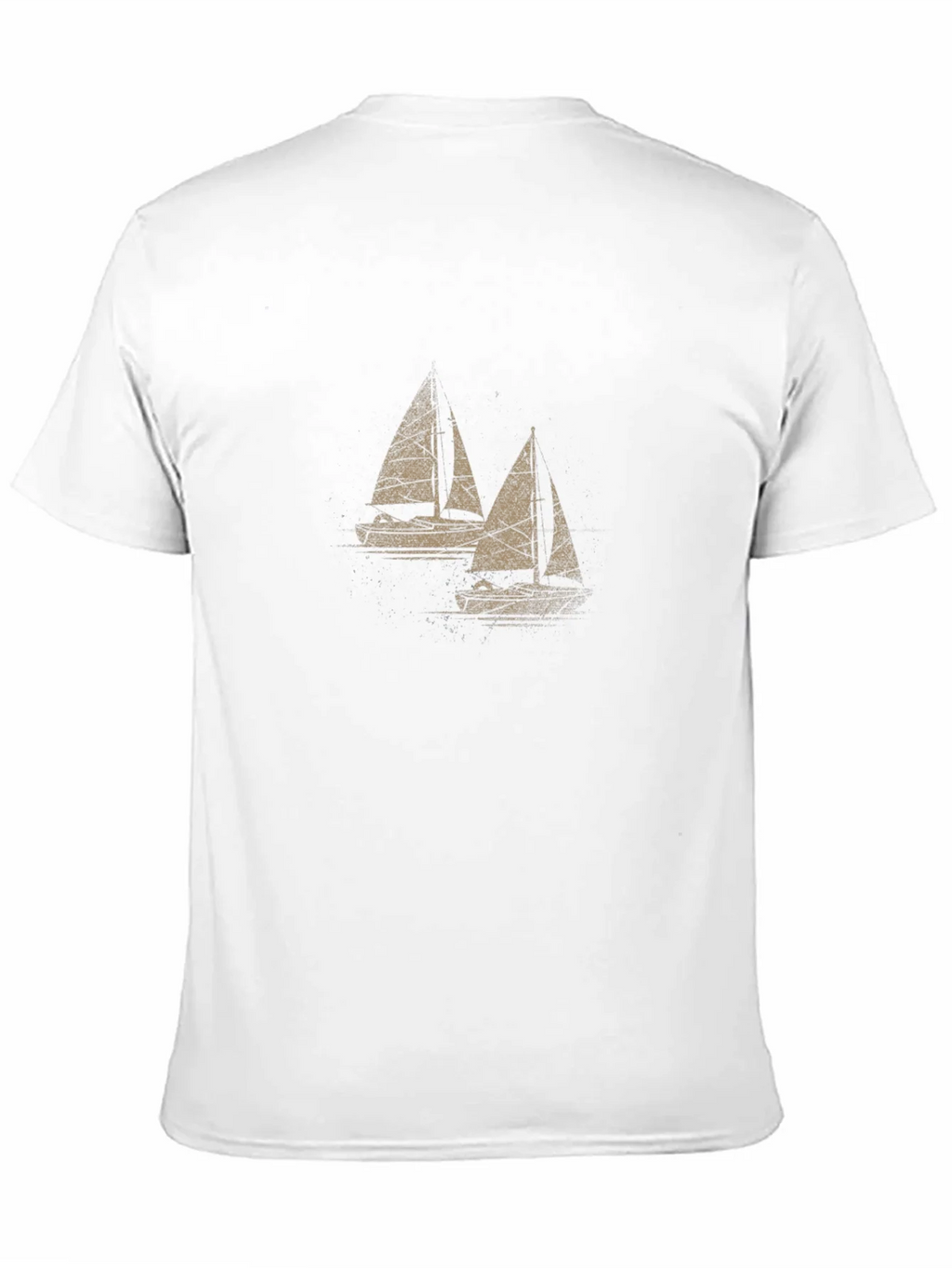 Sailboat Graphic Tee - Mens Black Cotton T-Shirt product image 10
