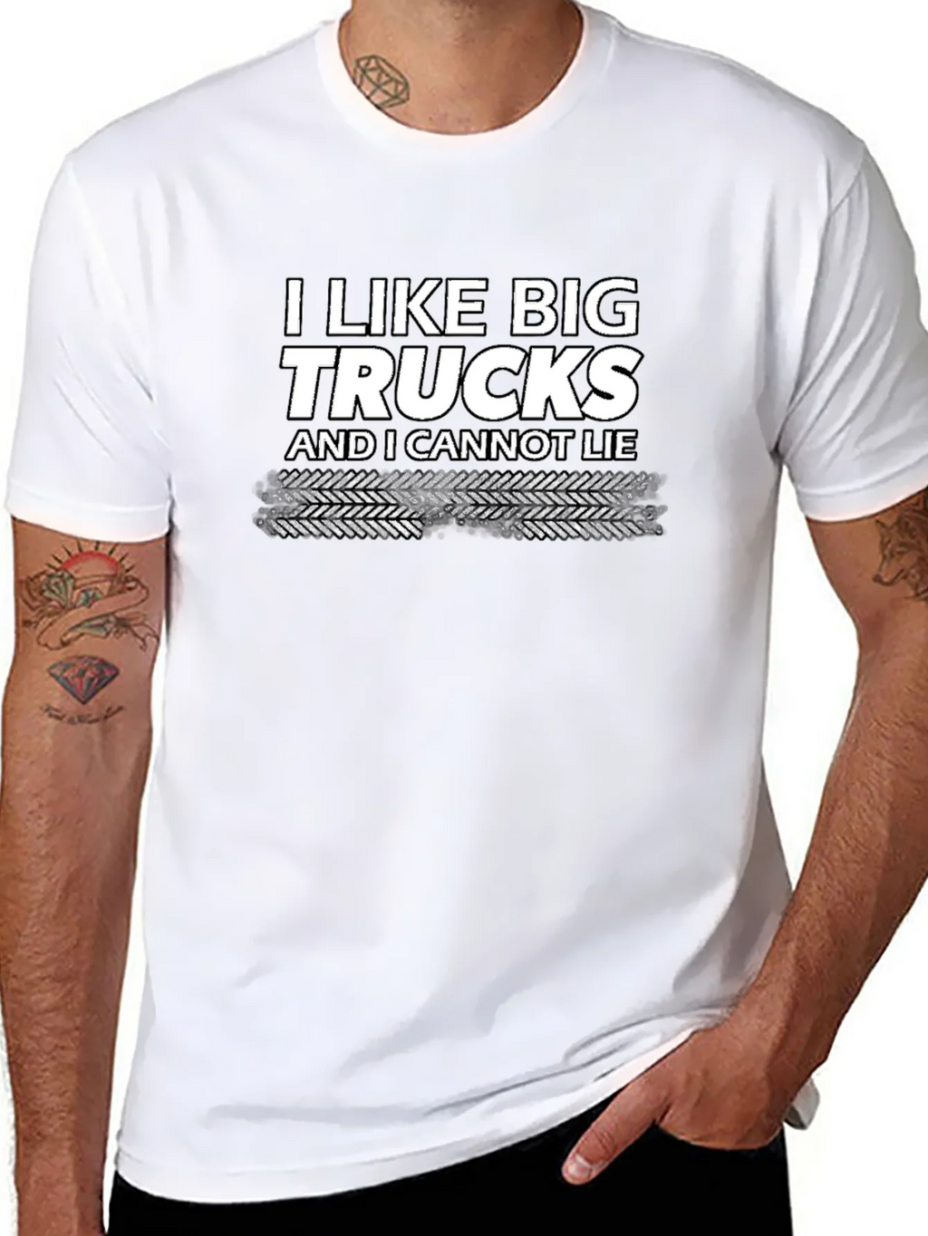 I Like Big Trucks T-Shirt - Funny Graphic Tee product image 6