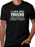 I Like Big Trucks T-Shirt - Funny Graphic Tee product image 1