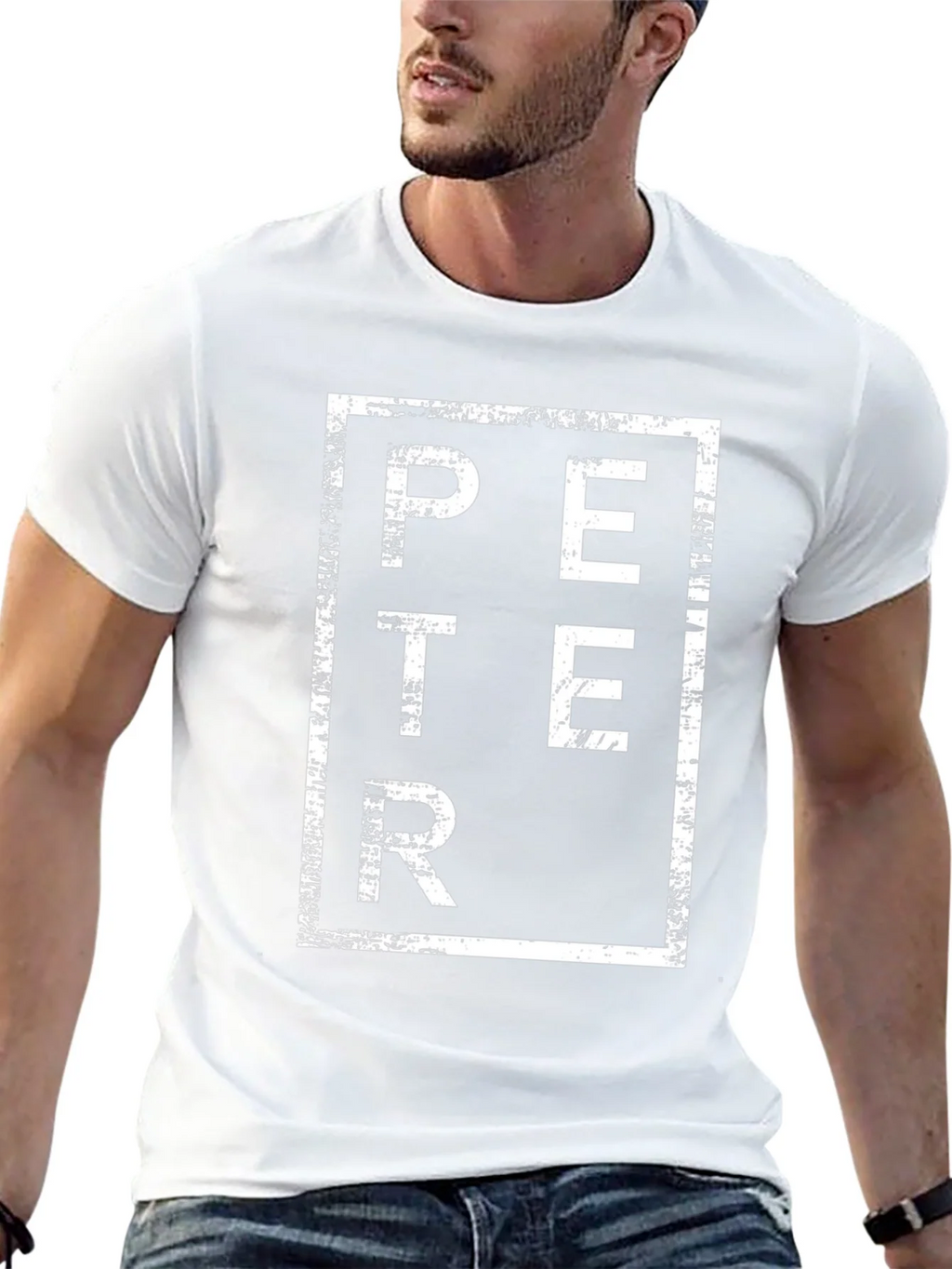 Peter Graphic Tee - Black Cotton Blend product image 10