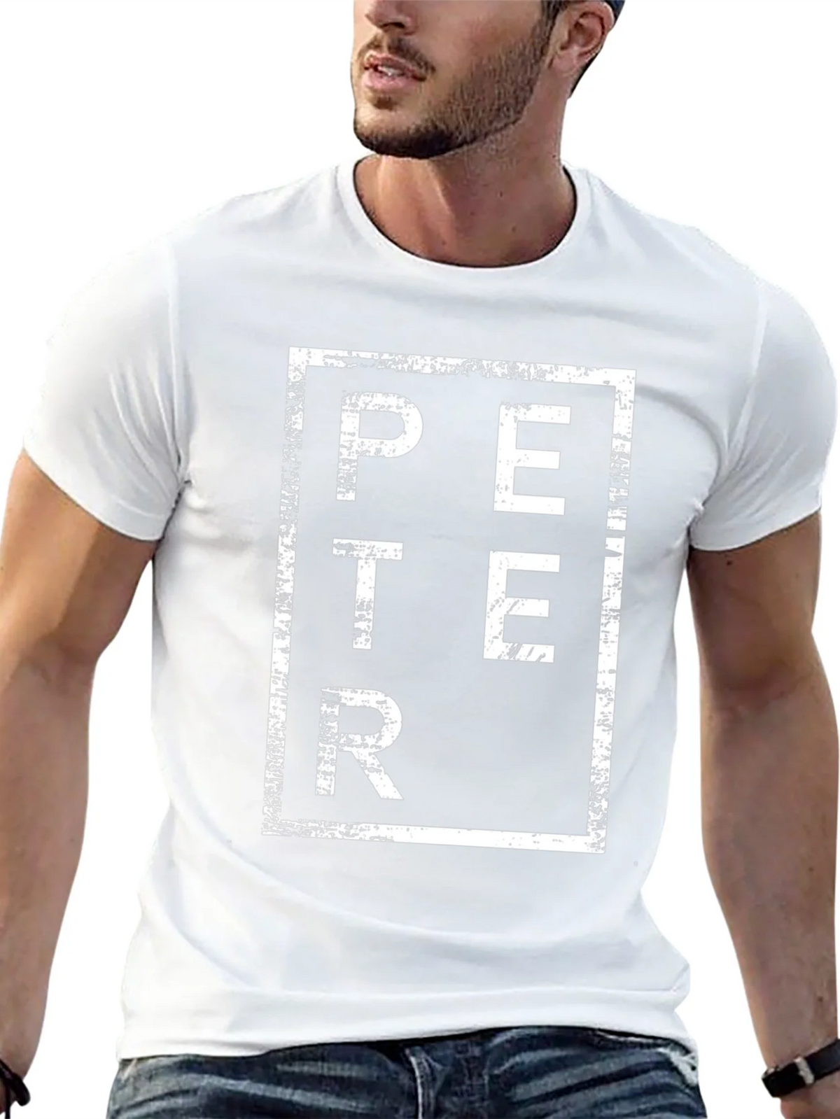 Peter Graphic Tee - Black Cotton Blend product image 10