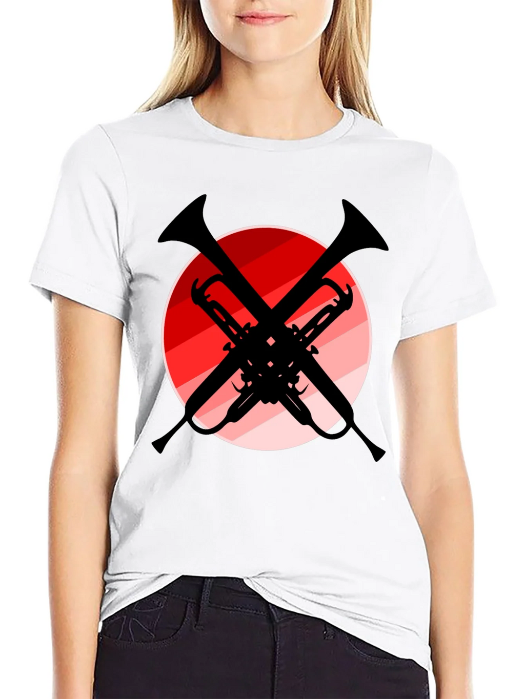 Trumpet Cross T-Shirt - Music Lover Tee product image 5