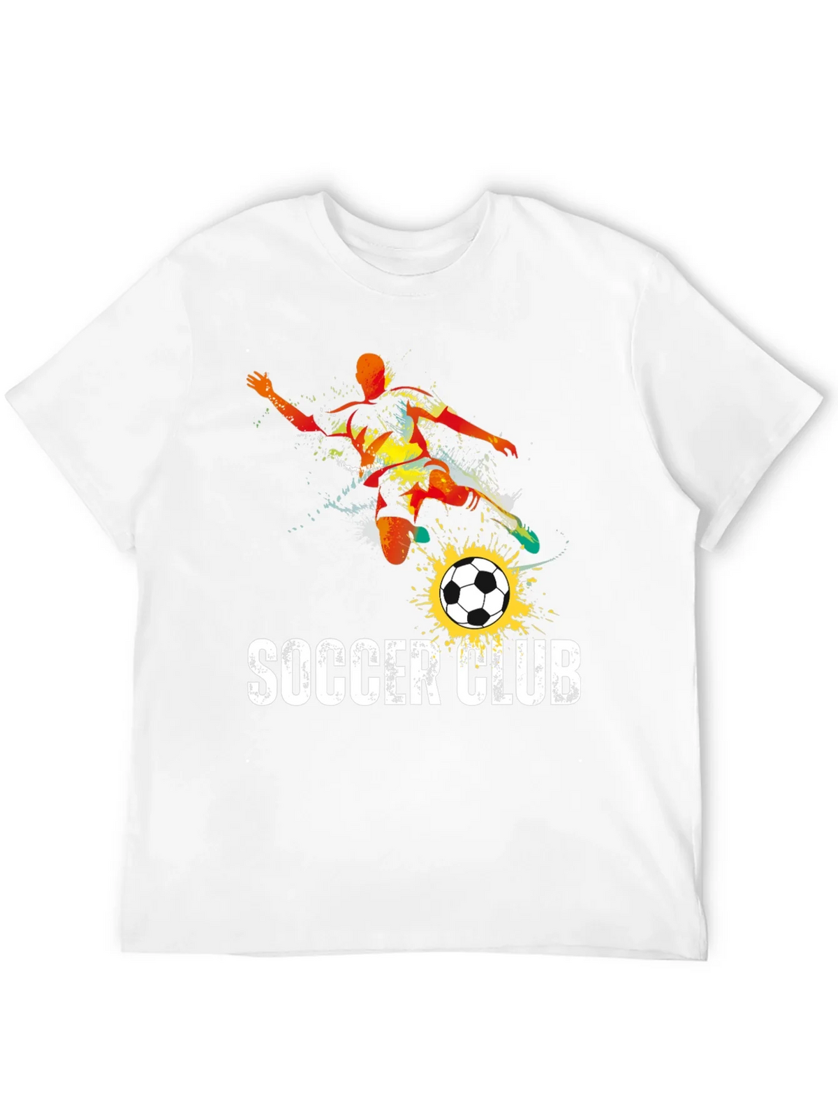 Soccer Club Graphic Tee - Stylish Black Cotton T-Shirt product image 3