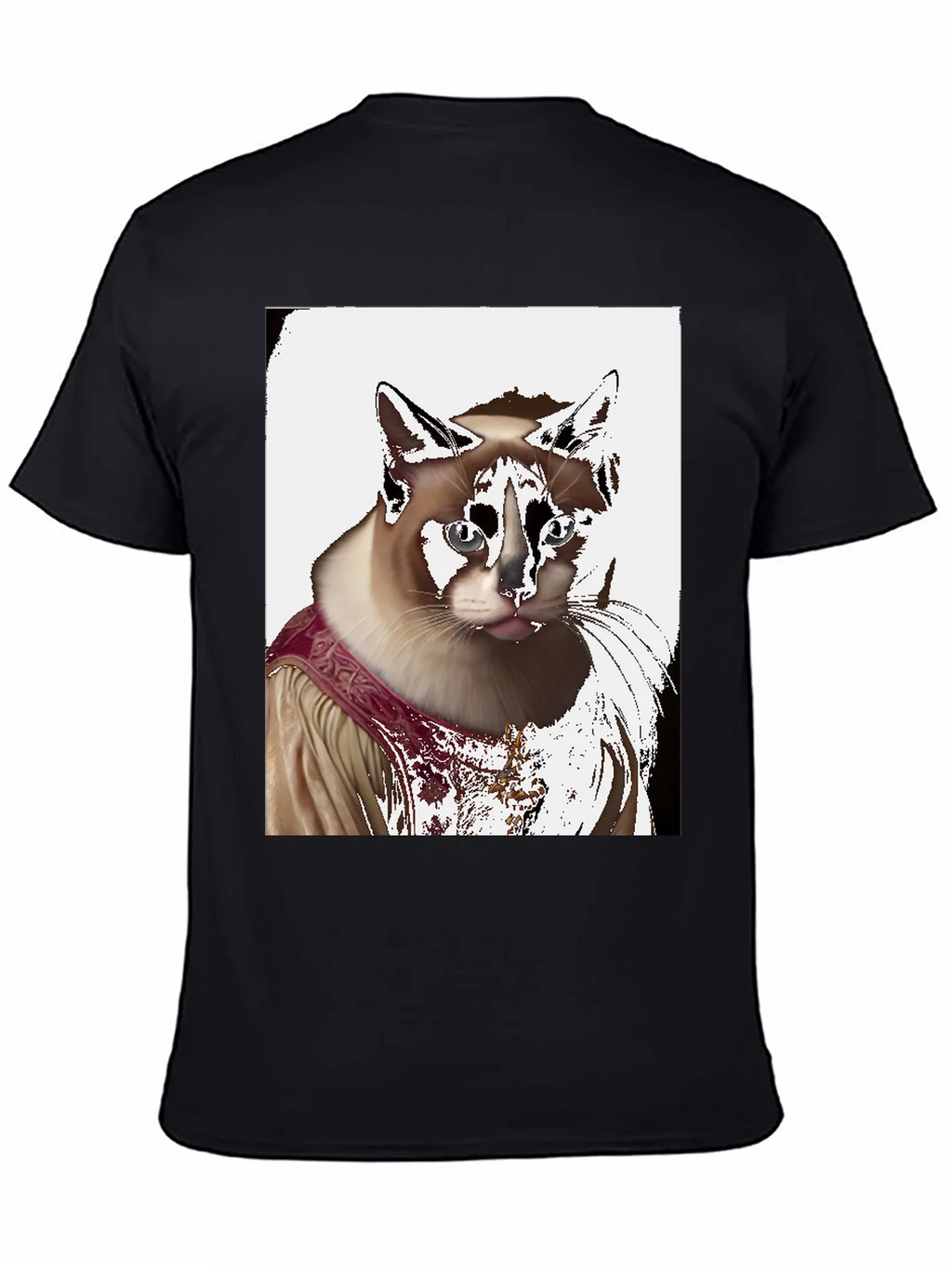Regal Cat Portrait T-Shirt product image 4