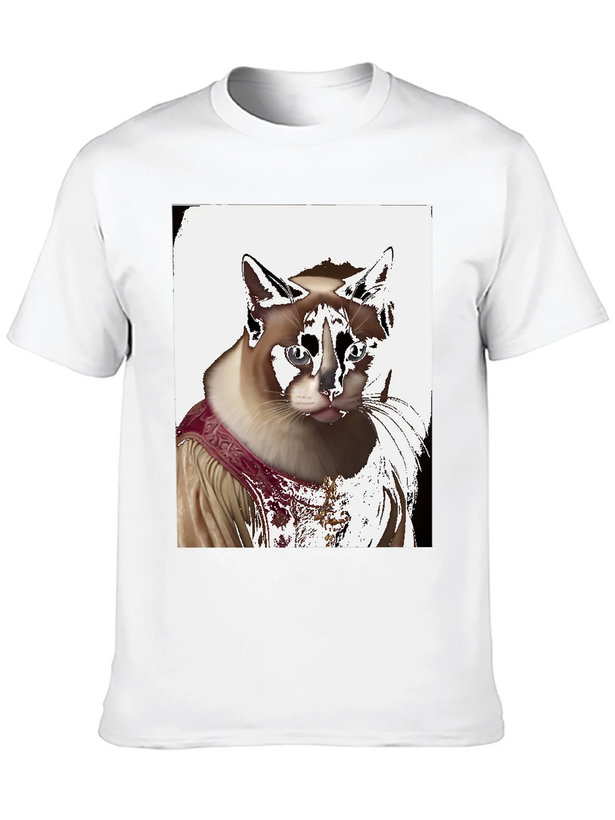 Regal Cat Portrait T-Shirt product image 7