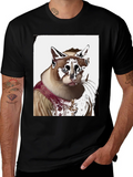 Regal Cat Portrait T-Shirt product image 1