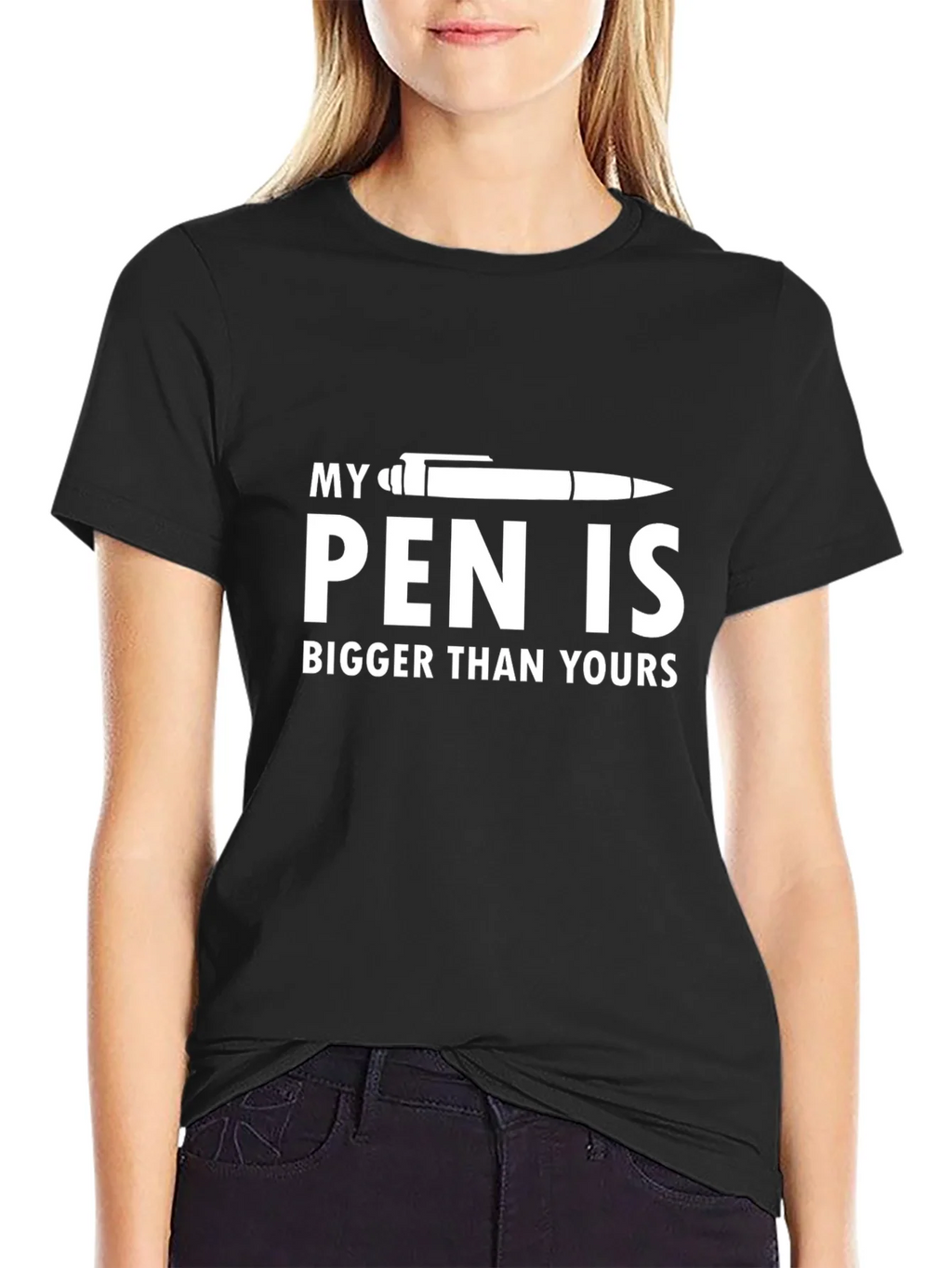 My Pen Is Bigger T-Shirt - Funny Graphic Tee product image 2