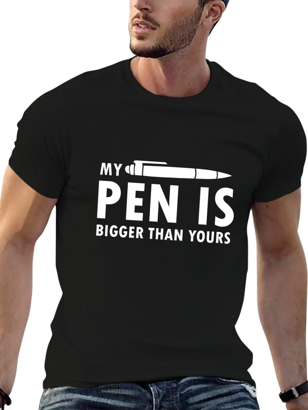 My Pen Is Bigger T-Shirt - Funny Graphic Tee product image 6