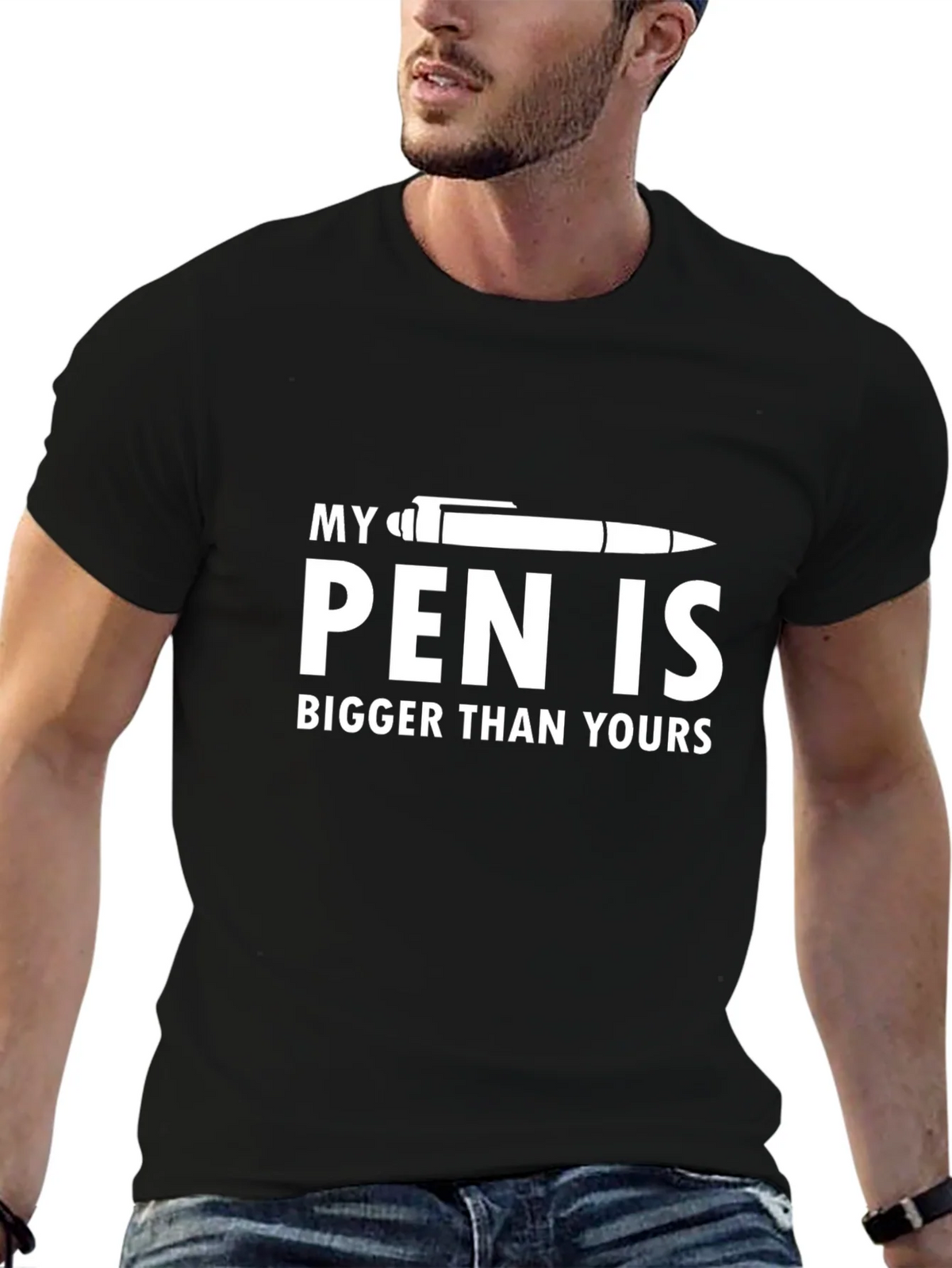 My Pen Is Bigger T-Shirt - Funny Graphic Tee product image 6