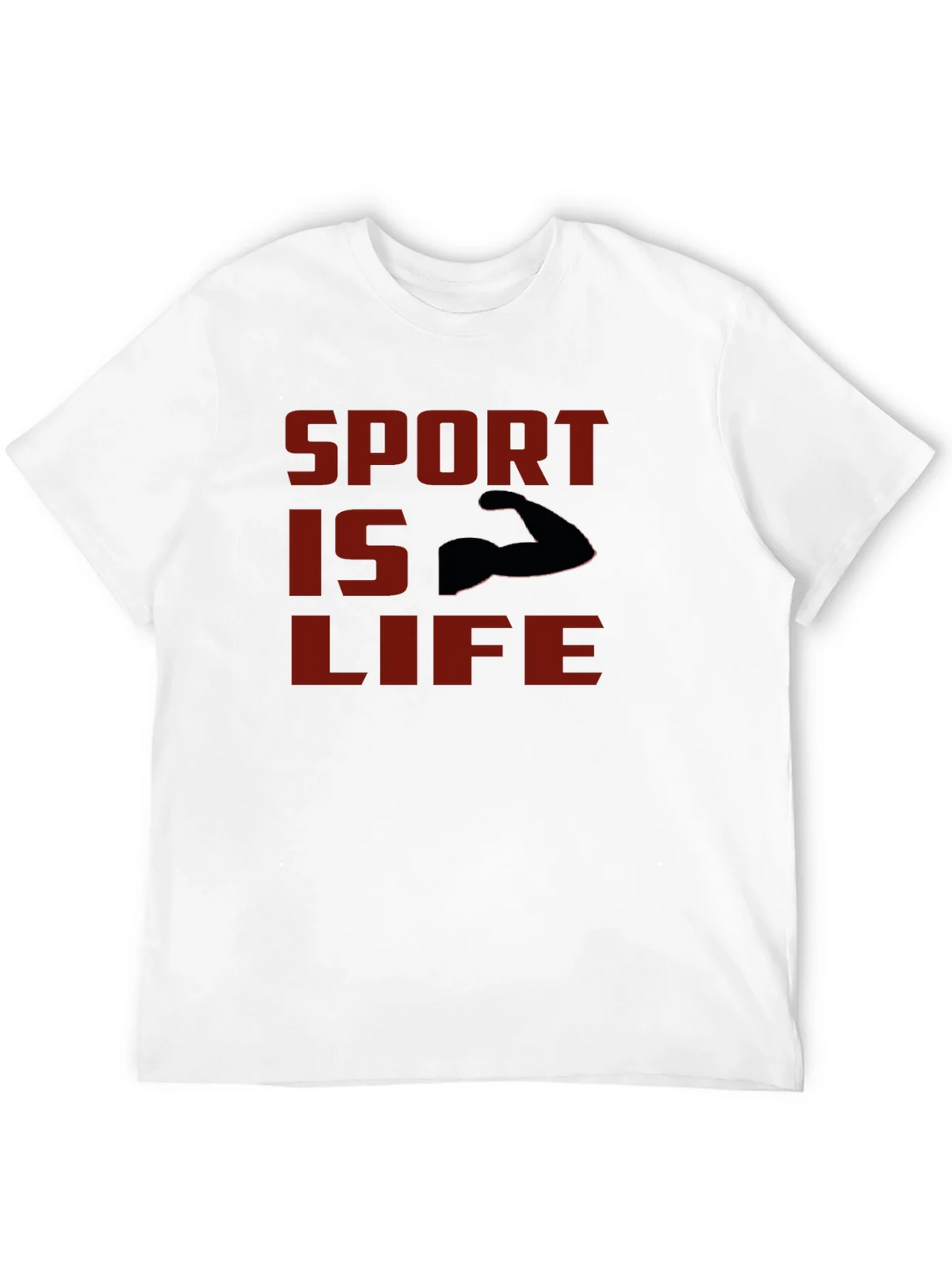 Sport Is Life T-Shirt - Black Graphic Tee product image 11
