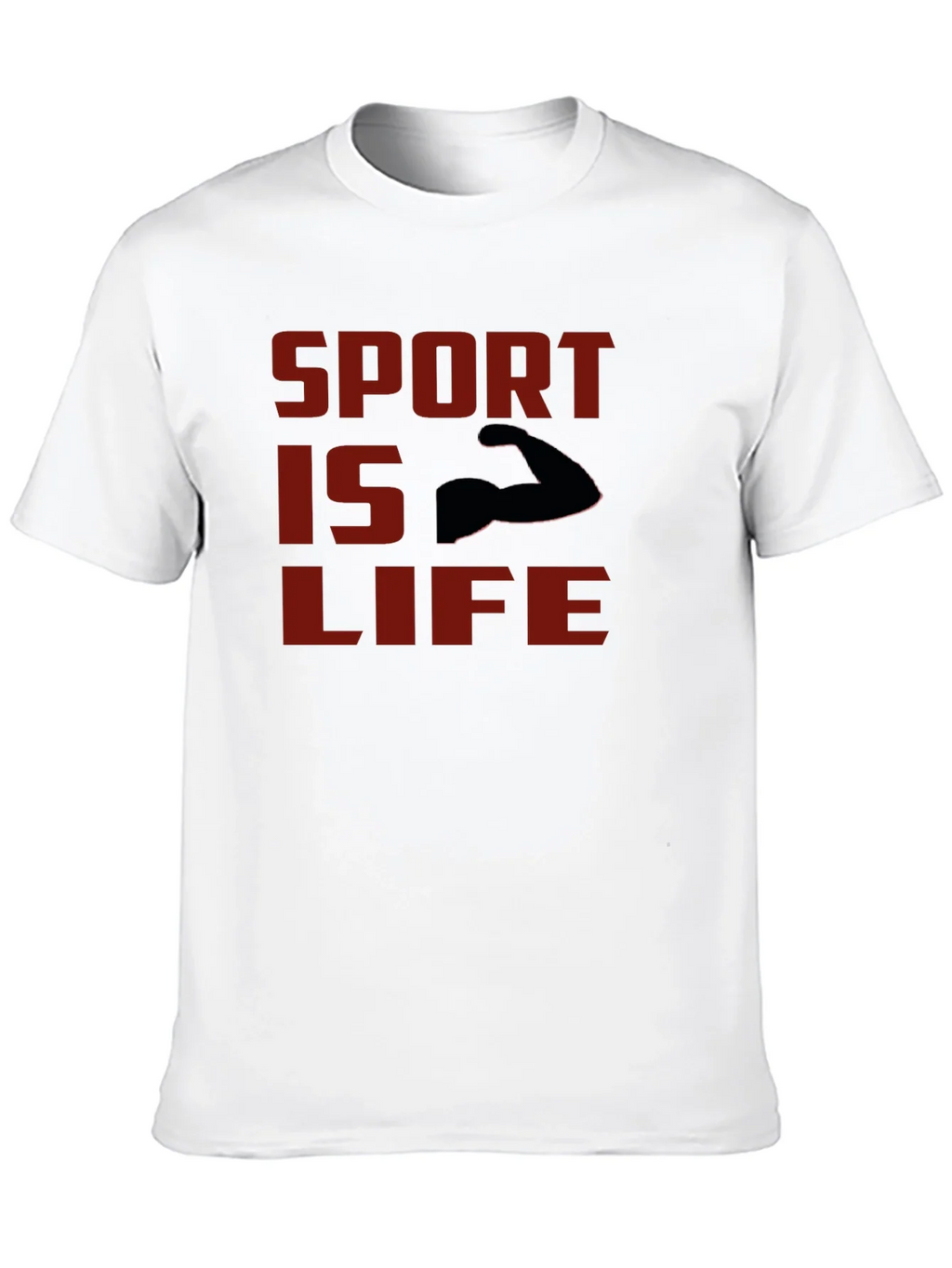 Sport Is Life T-Shirt - Black Graphic Tee product image 9