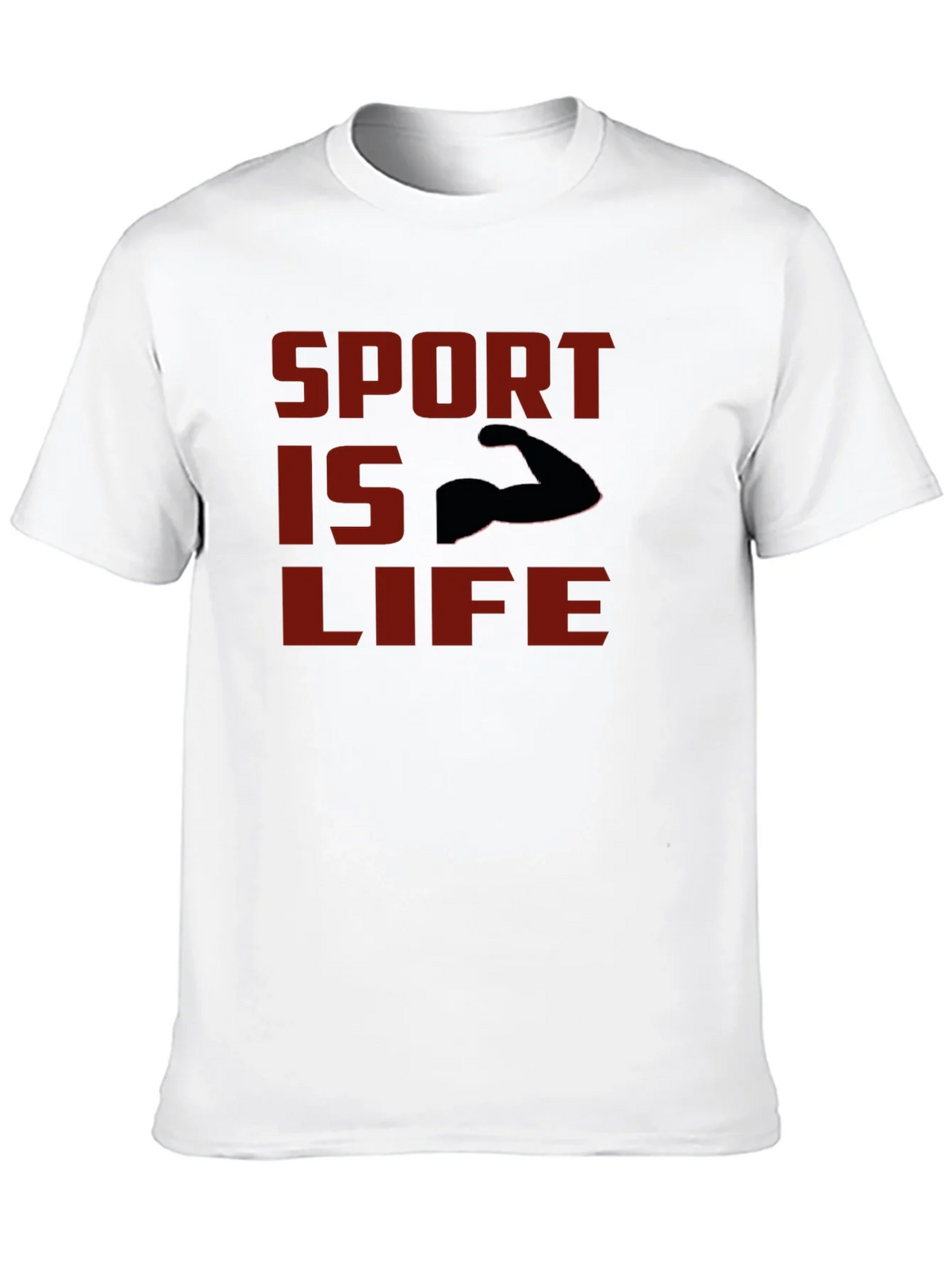 Sport Is Life T-Shirt - Black Graphic Tee product image 9