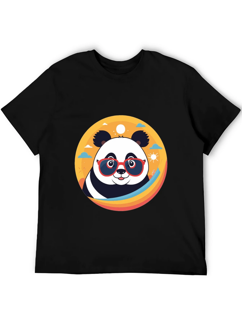 Cool Panda Graphic Tee - Stylish Black T-Shirt product image 5