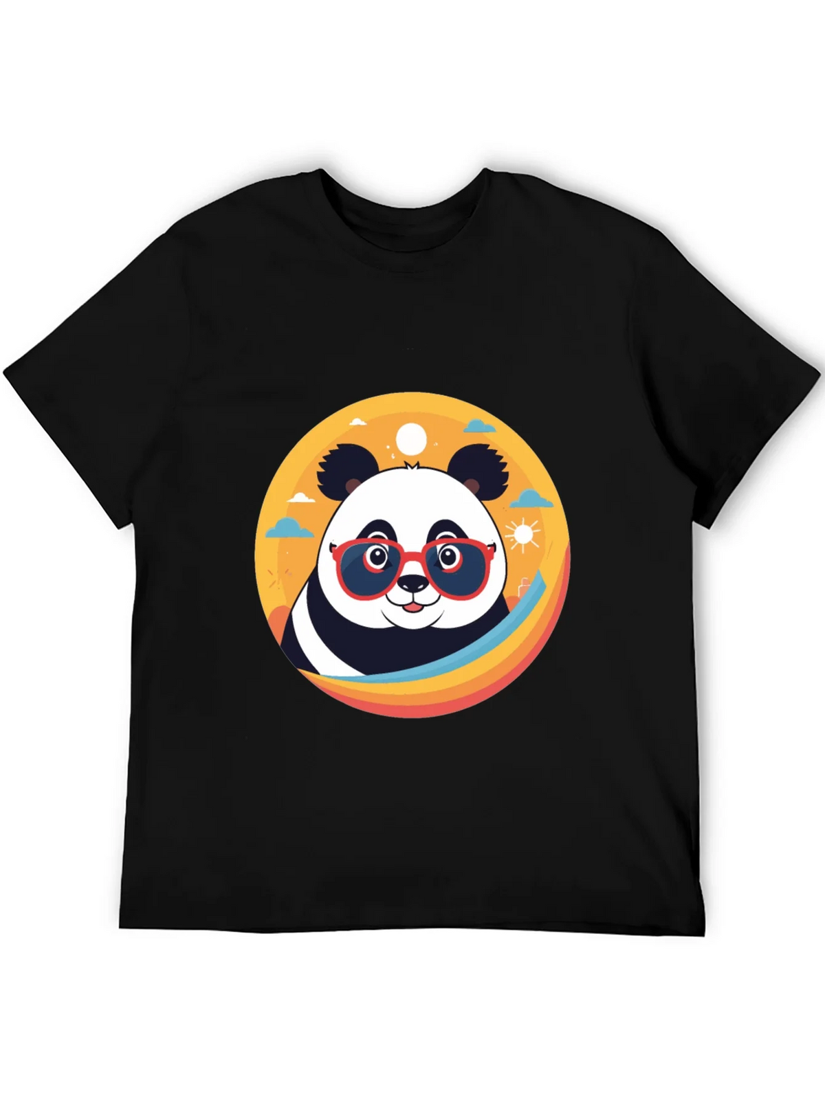 Cool Panda Graphic Tee - Stylish Black T-Shirt product image 5