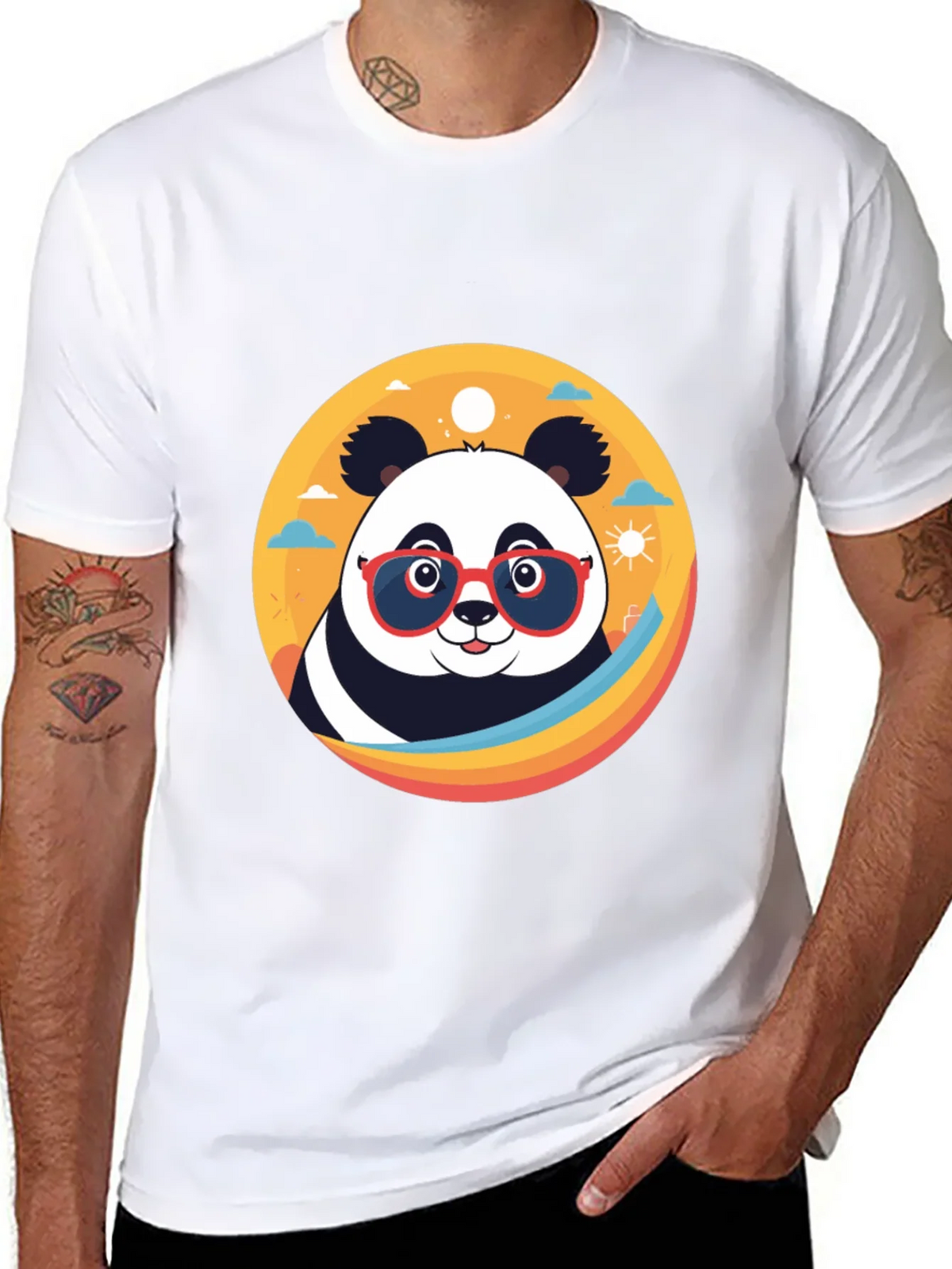Cool Panda Graphic Tee - Stylish Black T-Shirt product image 7