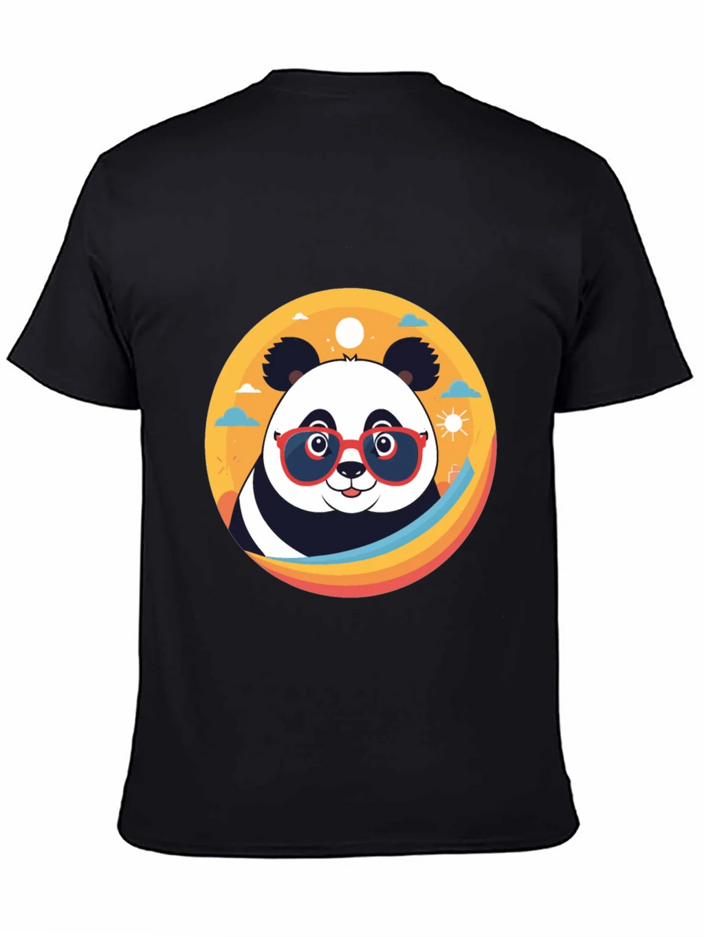 Cool Panda Graphic Tee - Stylish Black T-Shirt product image 4