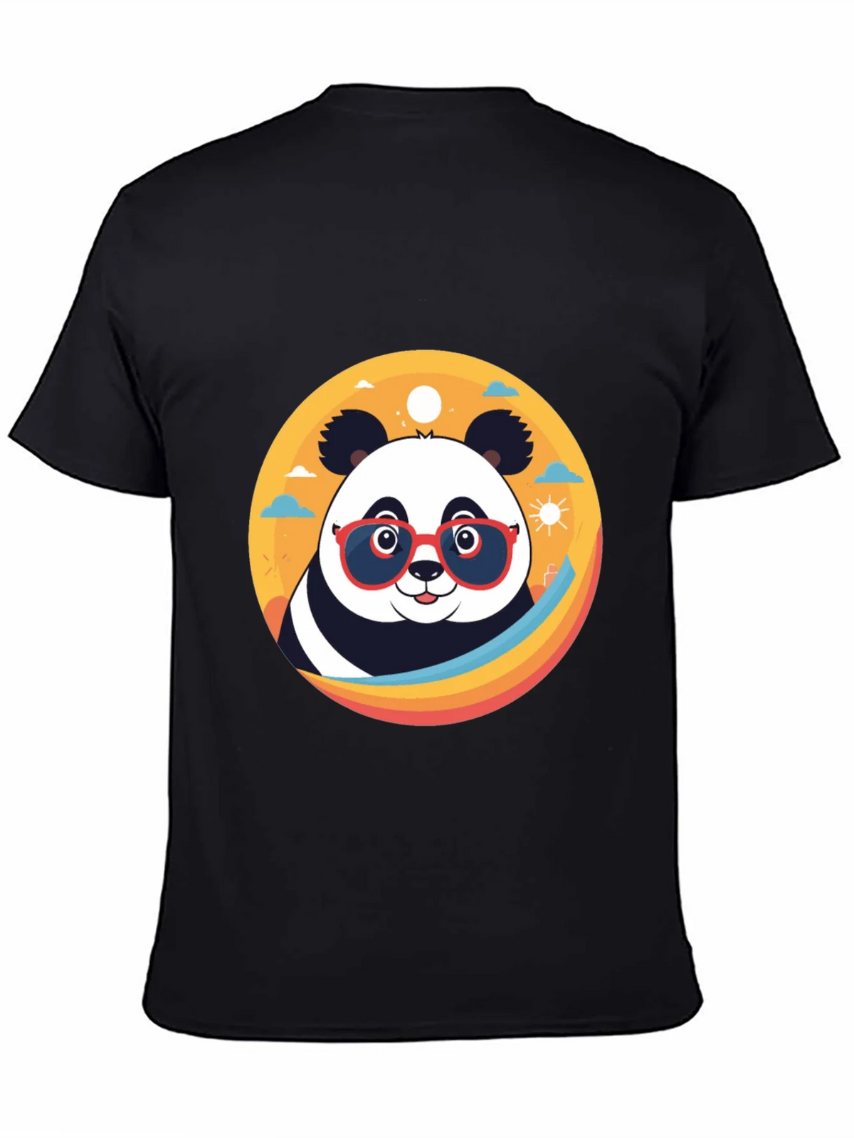 Cool Panda Graphic Tee - Stylish Black T-Shirt product image 4