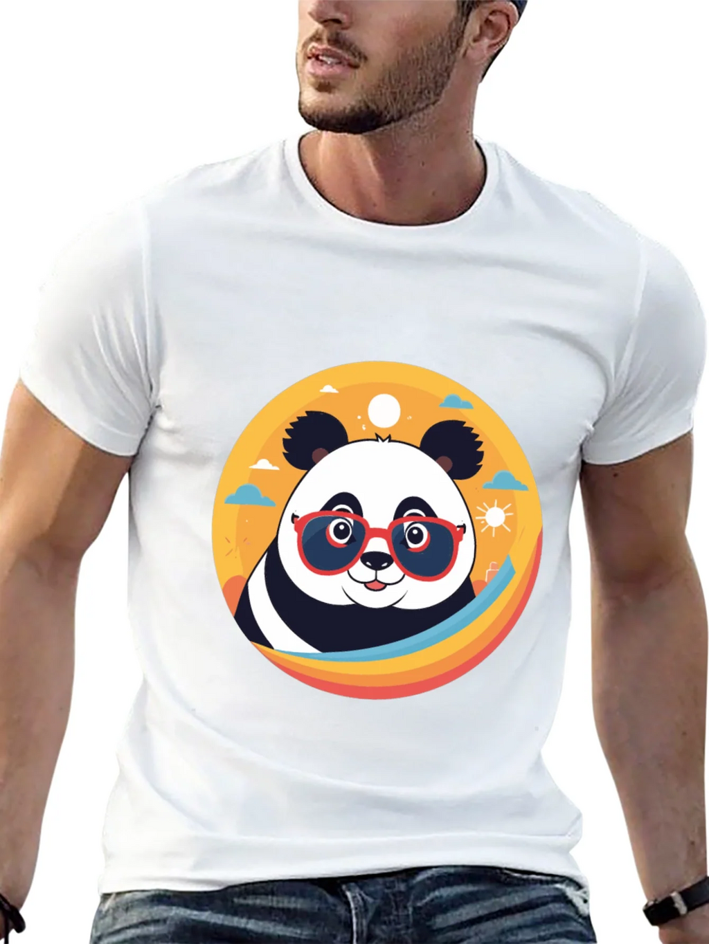 Cool Panda Graphic Tee - Stylish Black T-Shirt product image 12