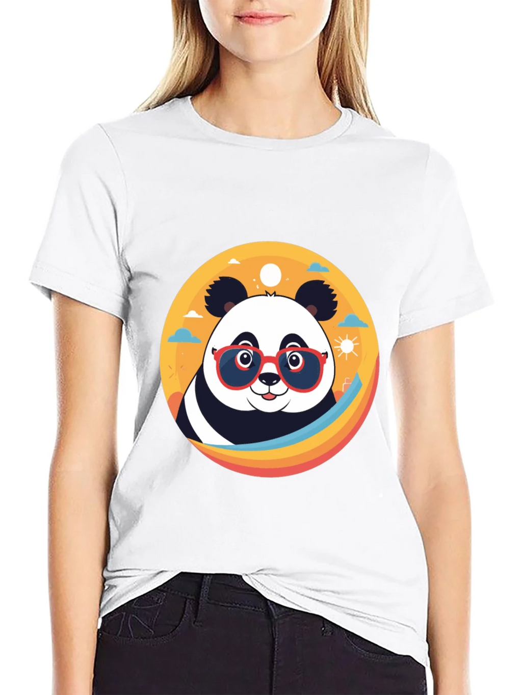 Cool Panda Graphic Tee - Stylish Black T-Shirt product image 8