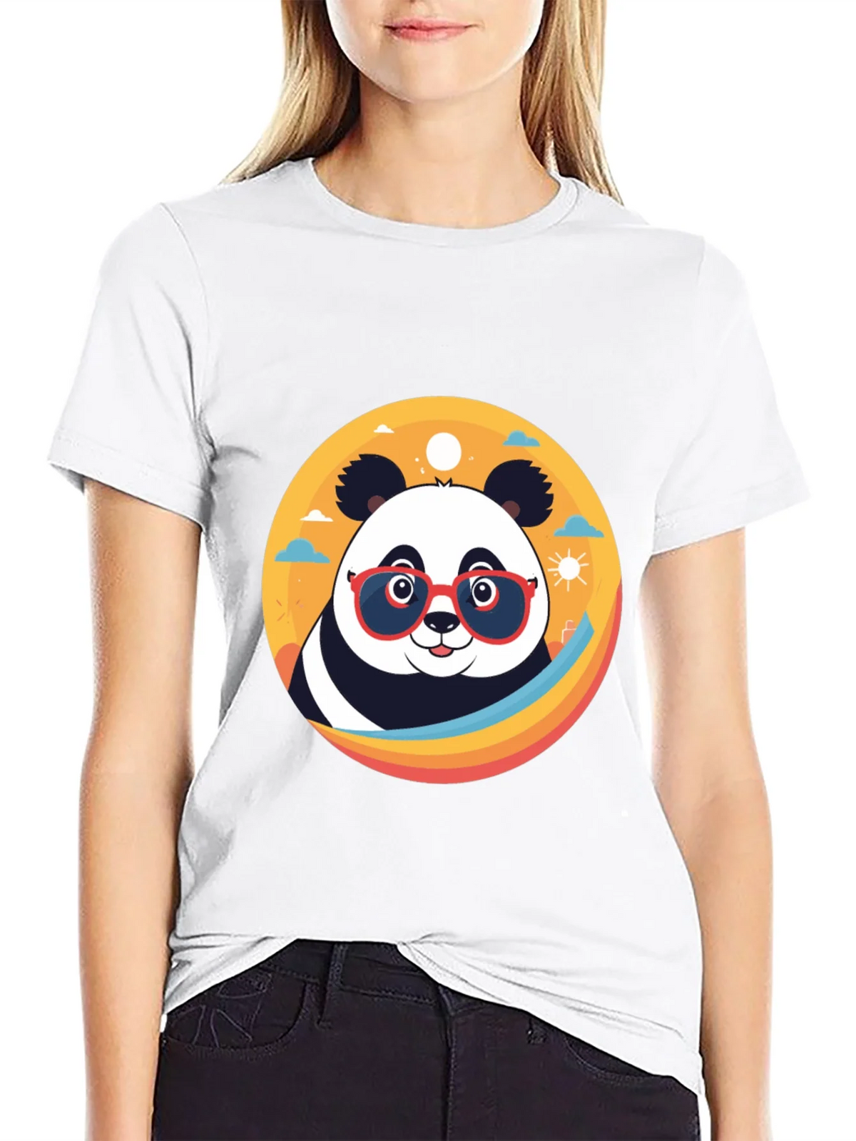 Cool Panda Graphic Tee - Stylish Black T-Shirt product image 8