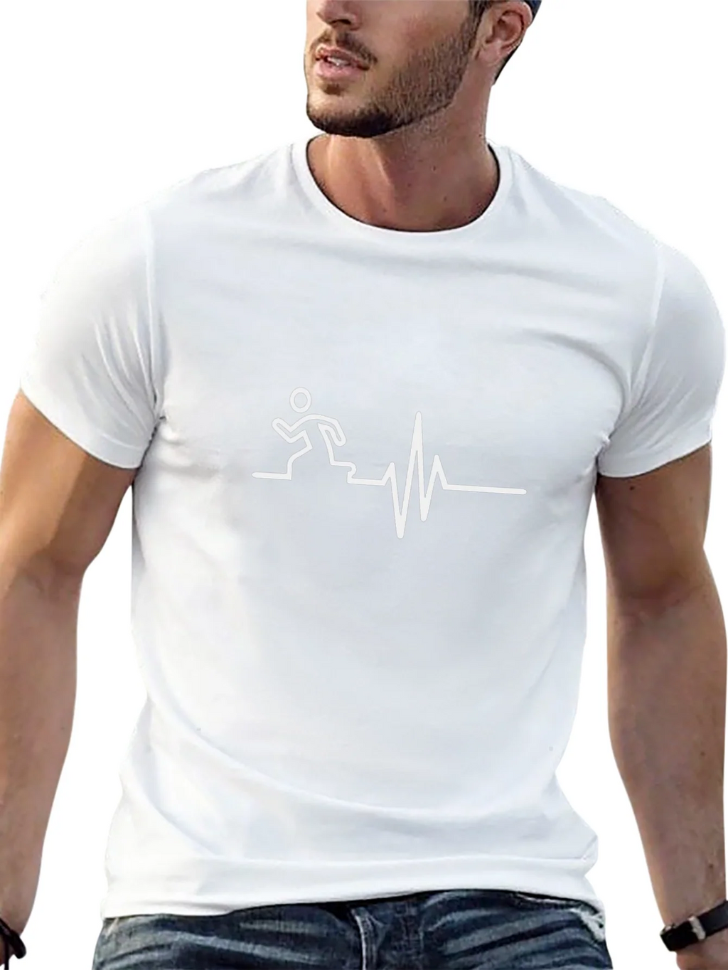 Runner Heartbeat Graphic T-Shirt product image 12