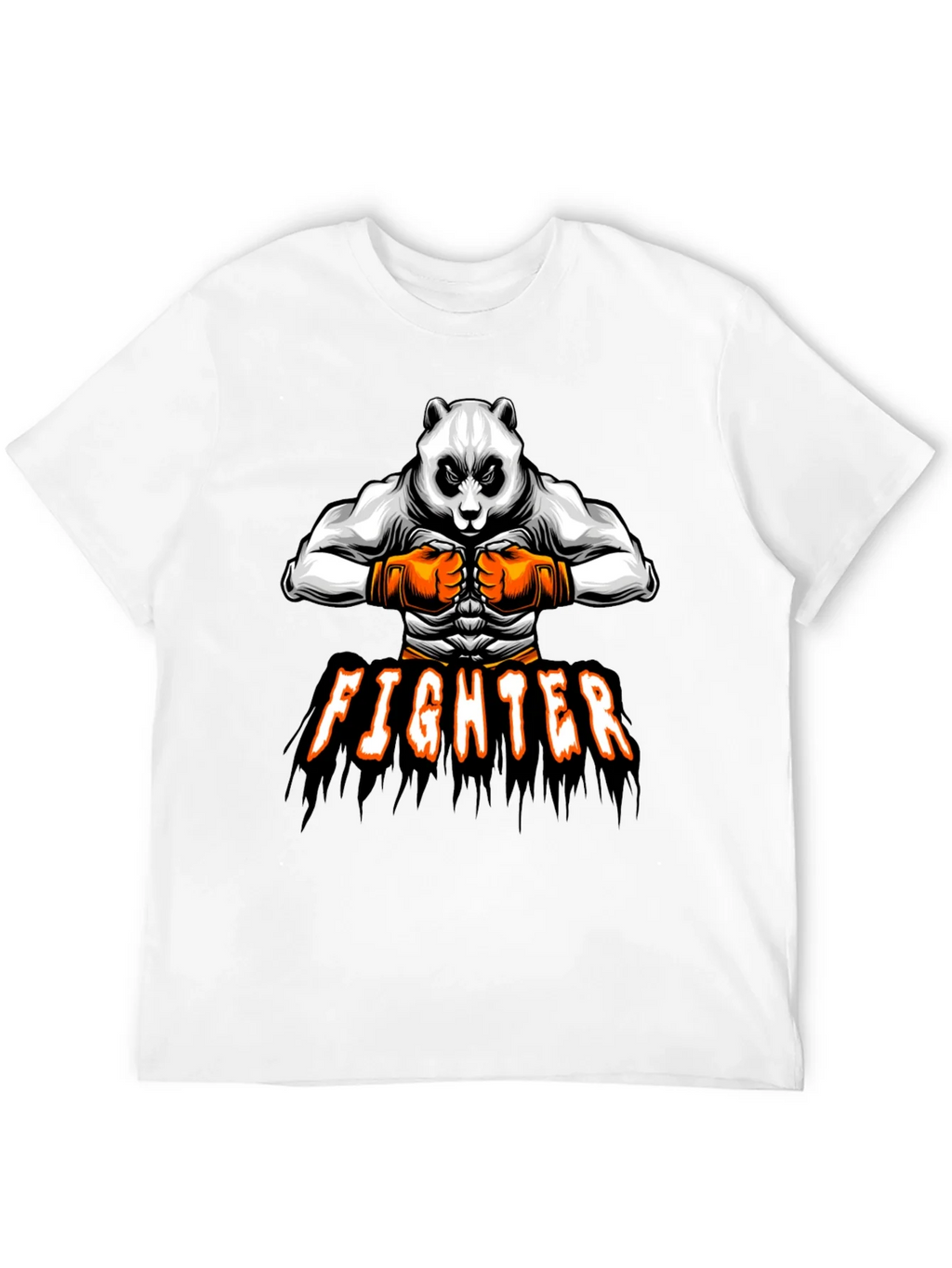 Panda Fighter Graphic Tee - Black product image 7